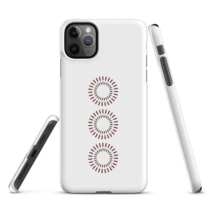 Red Circle Snap Case for iPhone® product image (3)