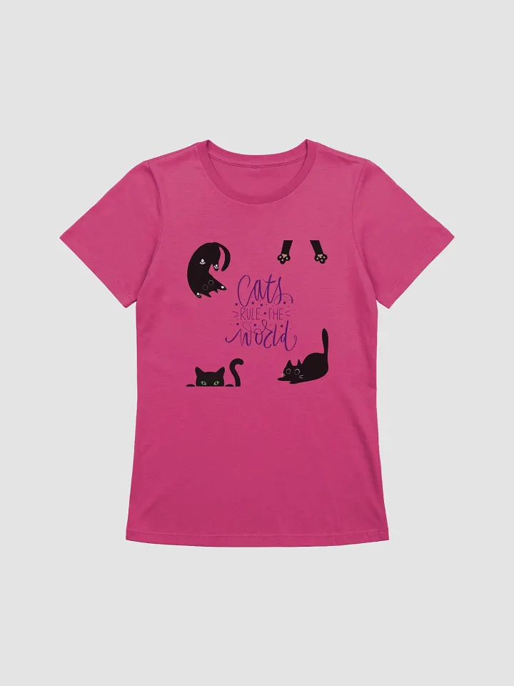 CATS RULE THE WORLD TEE (Women's relaxed fit) product image (6)