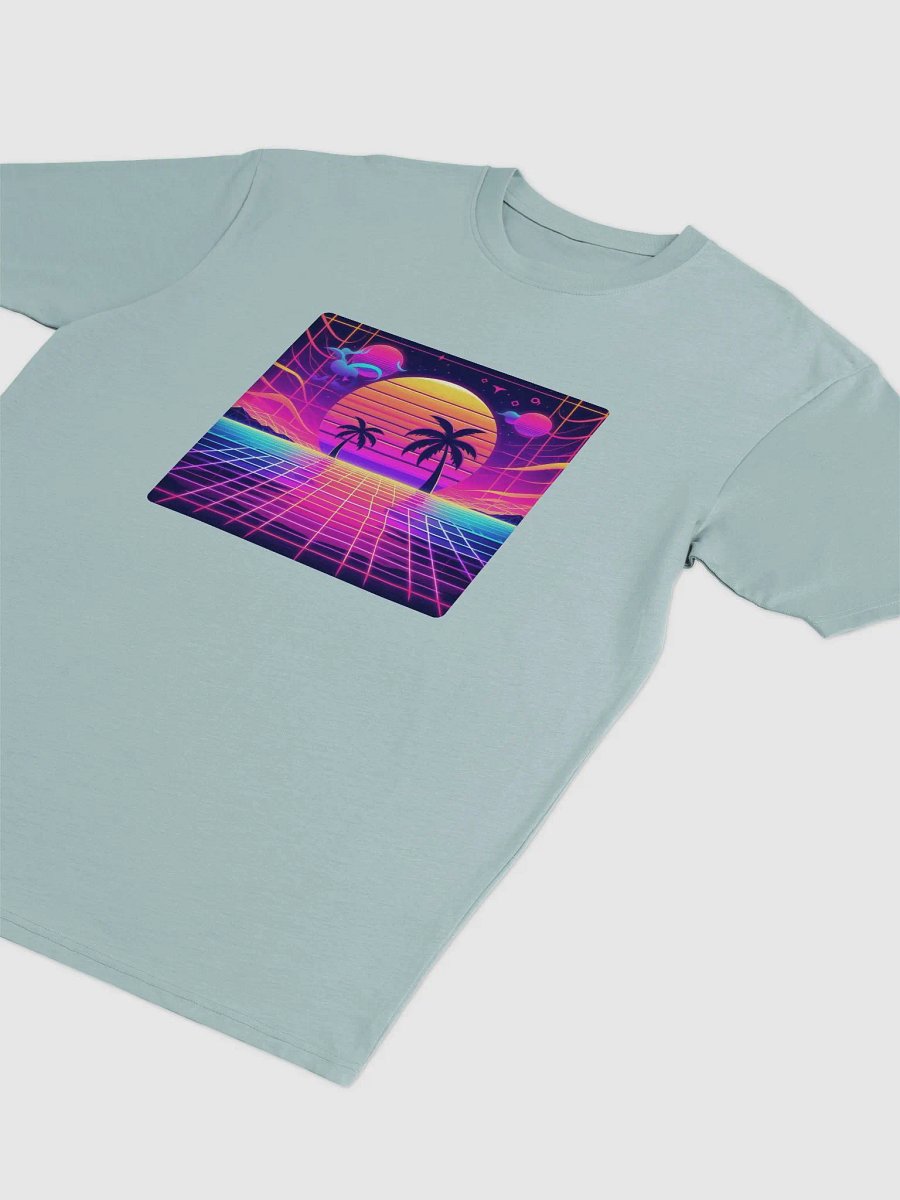 Retro Sunset Synthwave Men's Tee | AI Design product image (12)