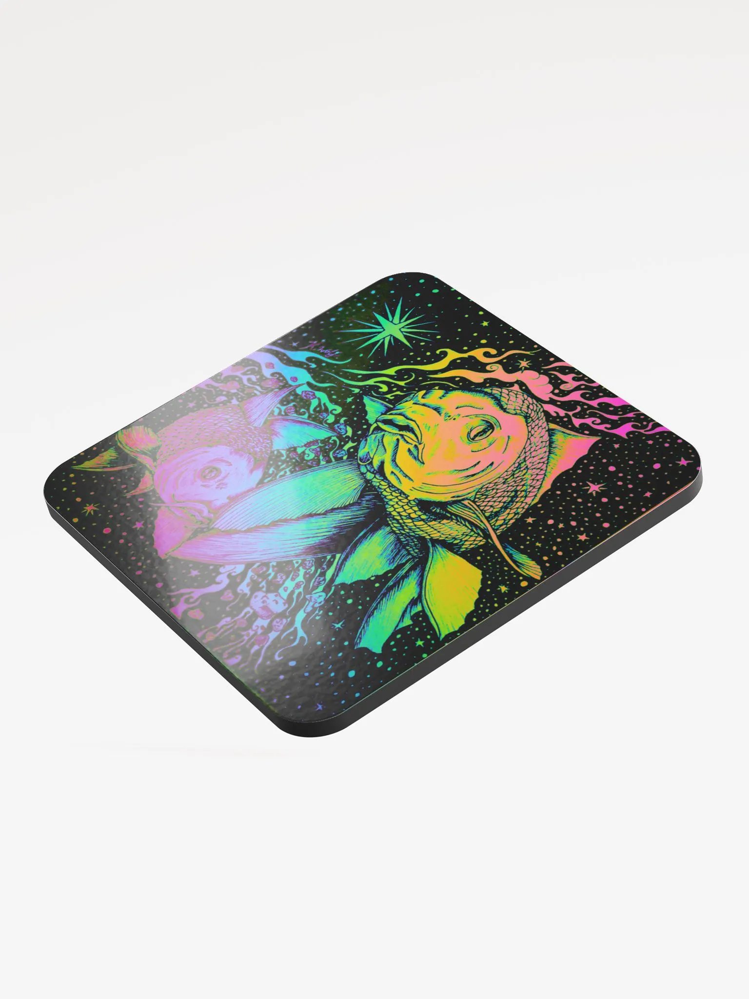 Limited edition Pisces Zodiac coaster product image (3)