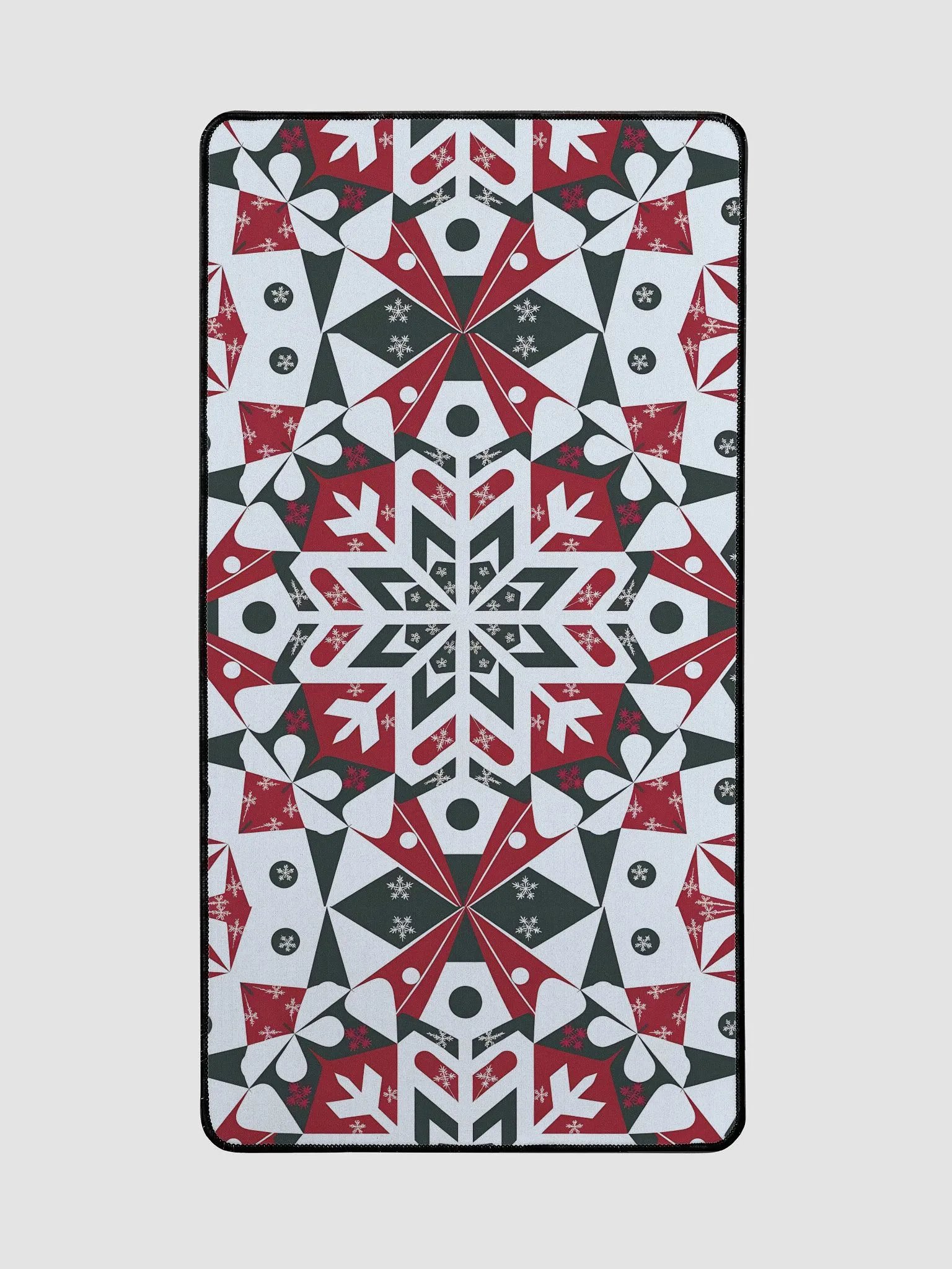 Snowflakes patterned Desk Mat product image (2)
