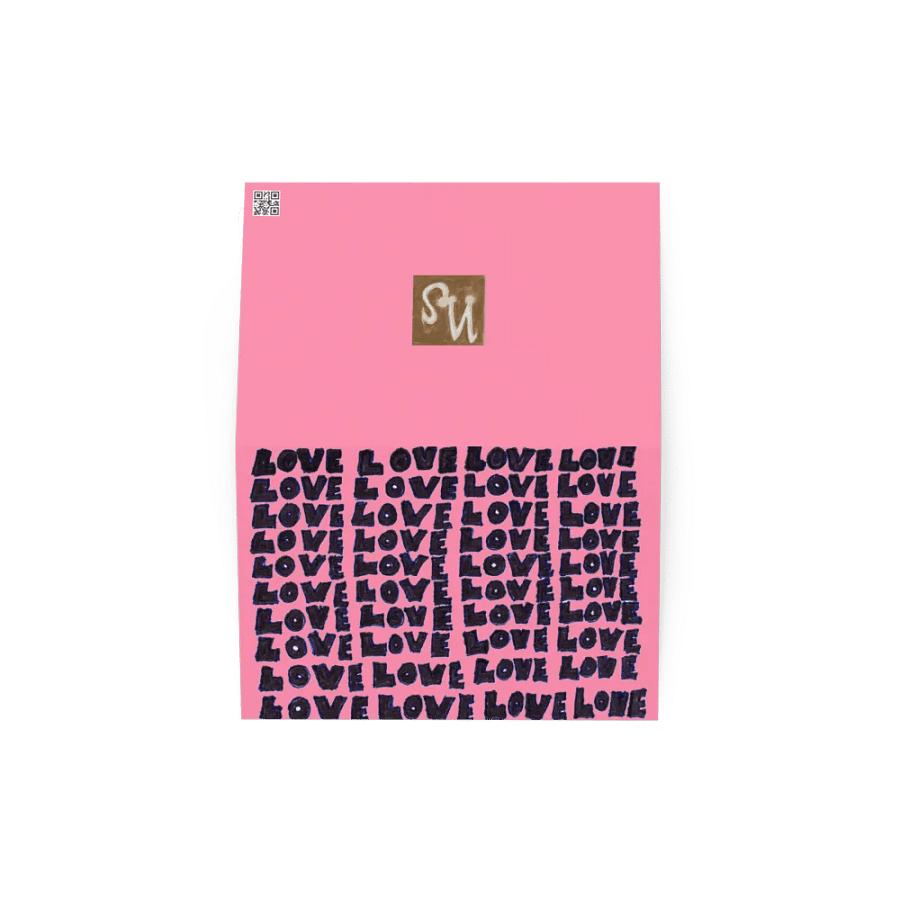 Love Greeting Card (pink) product image (4)