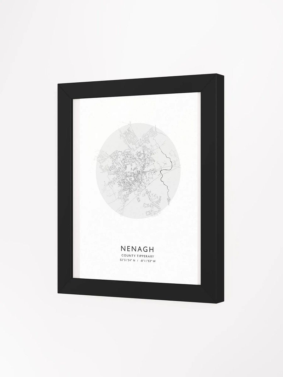 Nenagh: Framed Map (Circular) product image (4)