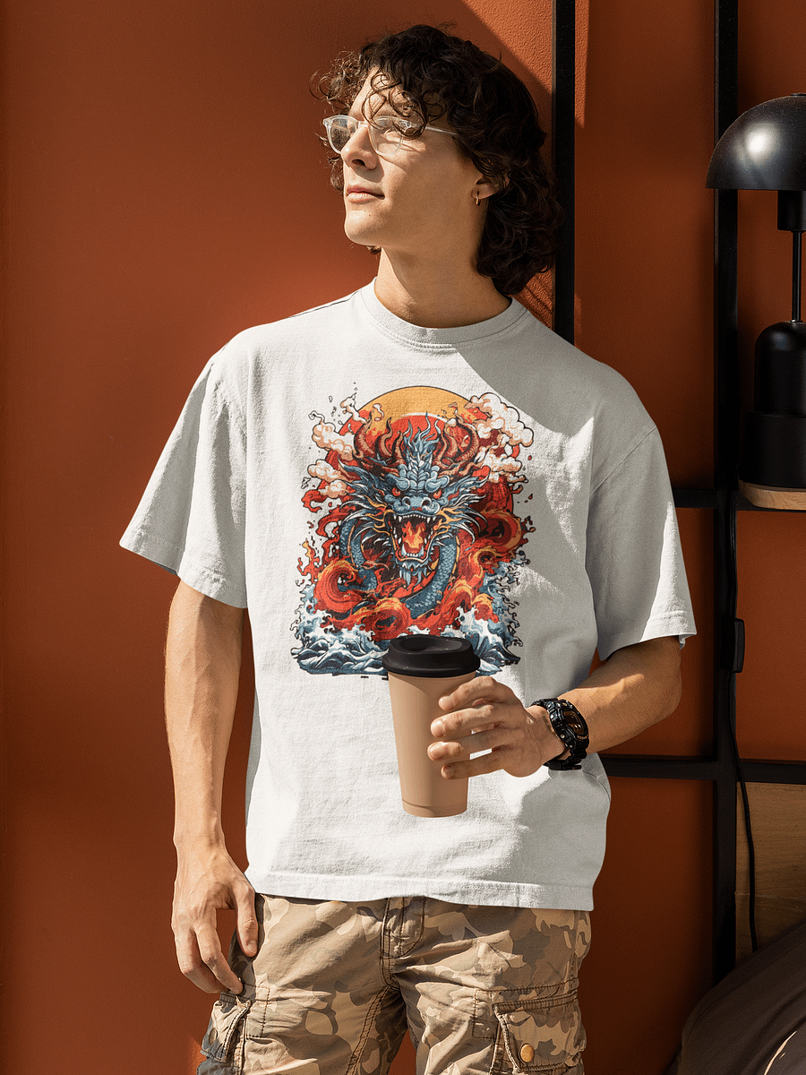 Crimson Dragon Oversized T-Shirt product image (21)