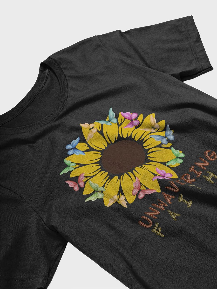 "Unwavering Faith Sunflower Tee" product image (21)