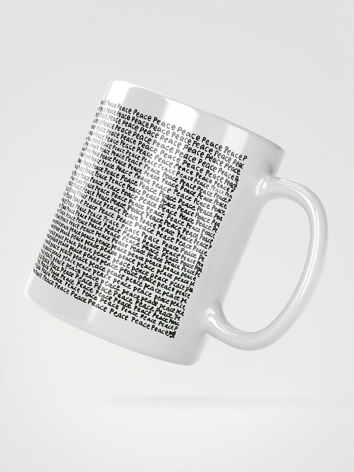 Peace 1 White Glossy Mug product image (2)