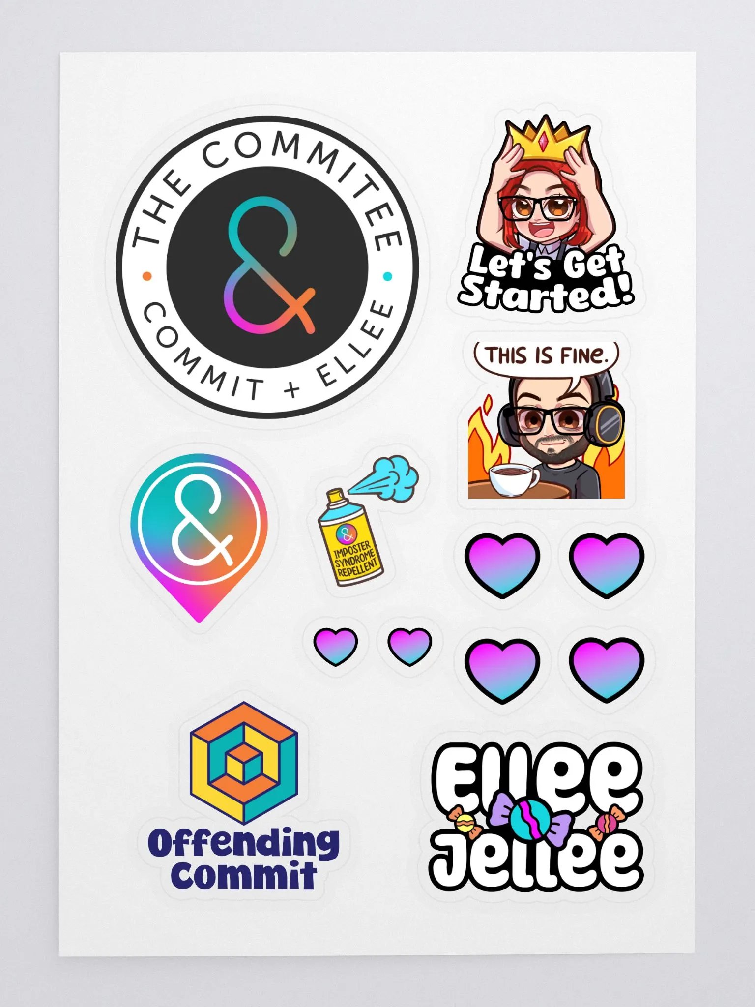 Commitee Stickers product image (3)