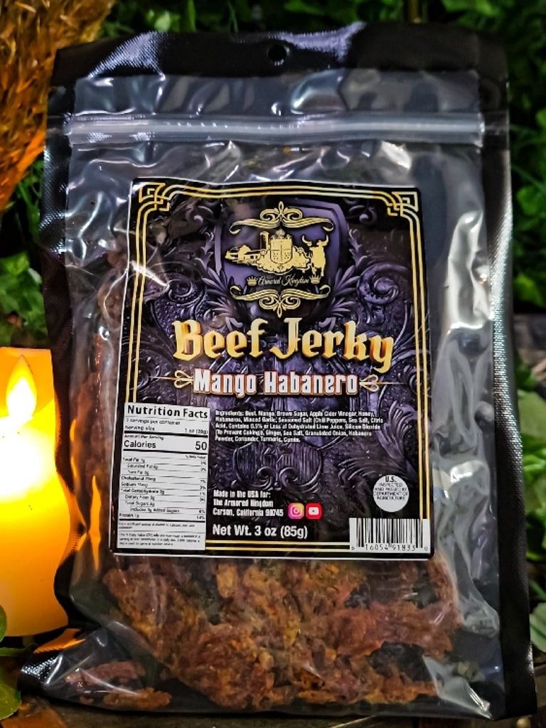 The Armored Kingdom Mango Habanero Jerky product image (1)