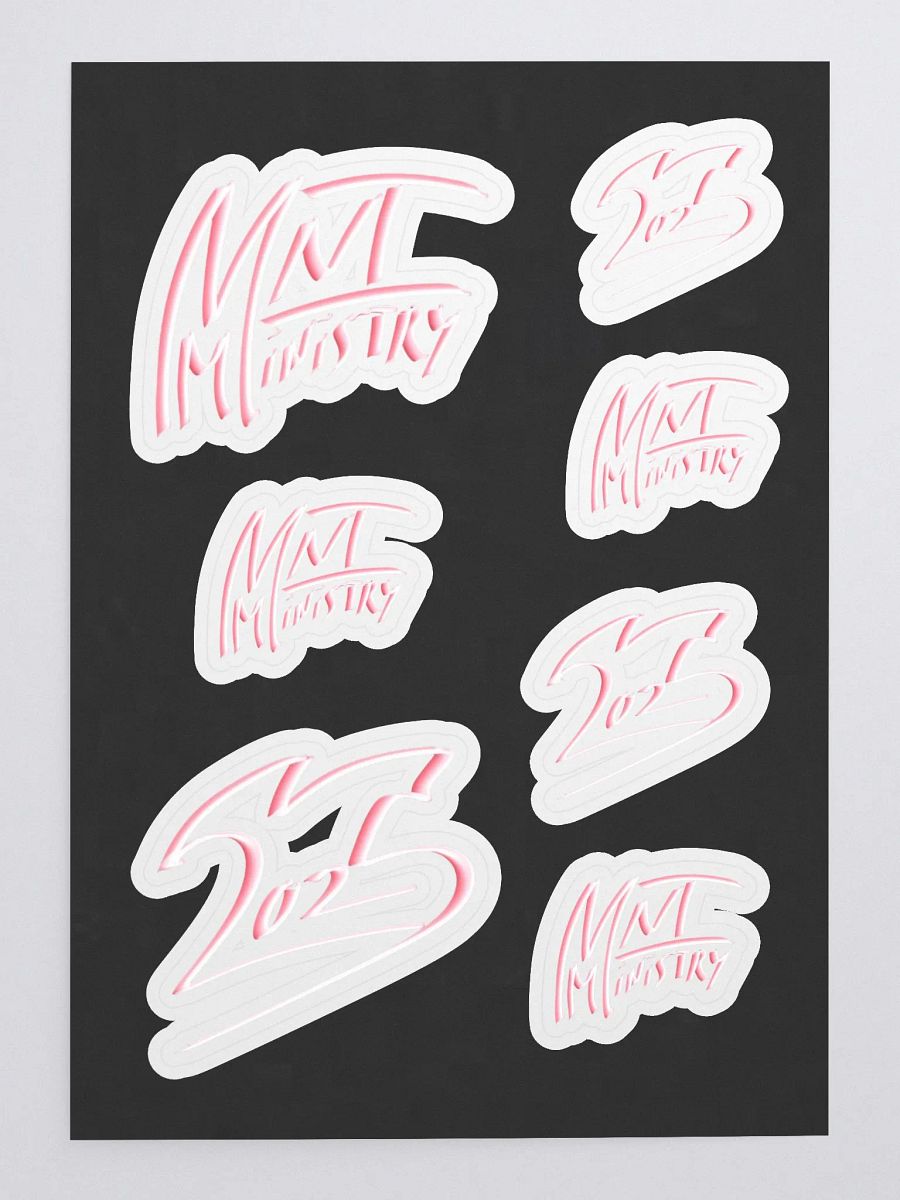 MNT MINISTRY 2025 KISS-CUT STICKERS product image (3)