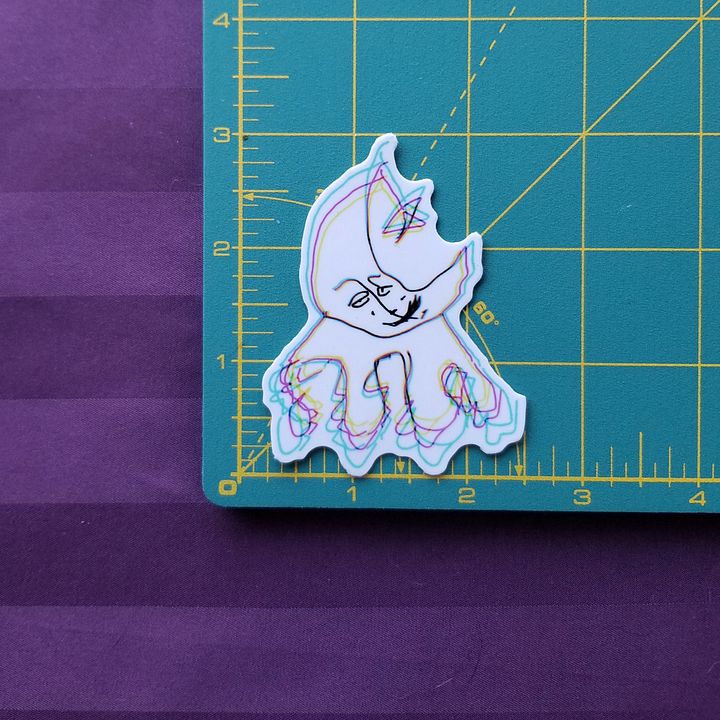 Lil Moon Lad Sticker product image (1)