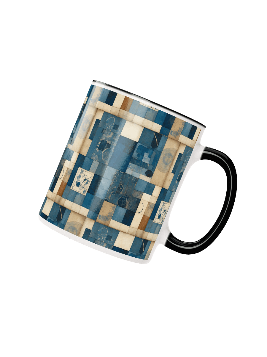 Mosaic Blues Ceramic Mug product image (4)