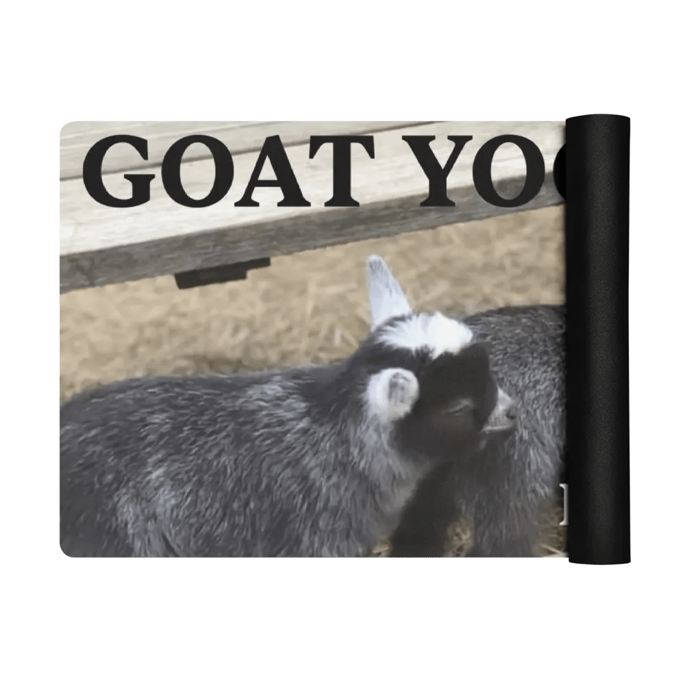 BABY PYGMY GOATS YOGA MAT product image (3)