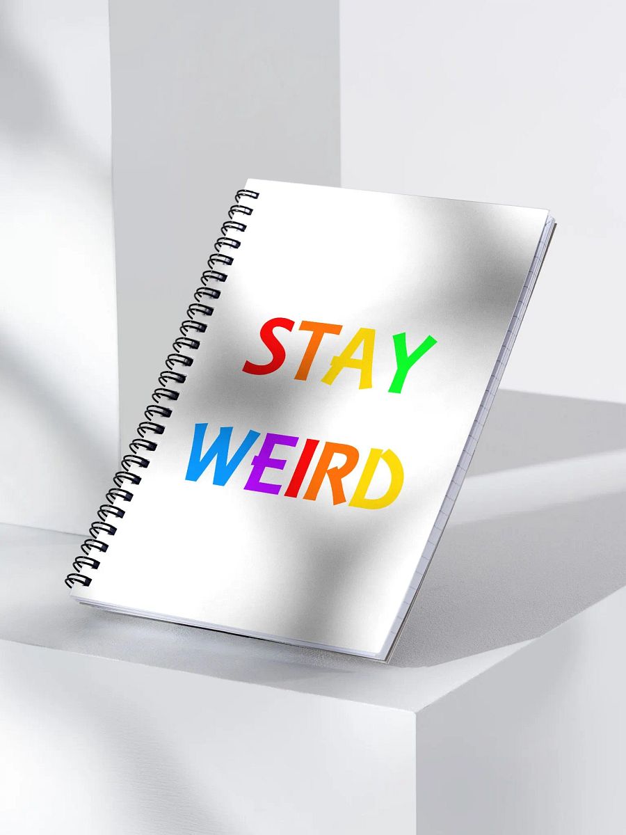 Stay Weird Rainbow - Spiral Notebook product image (4)