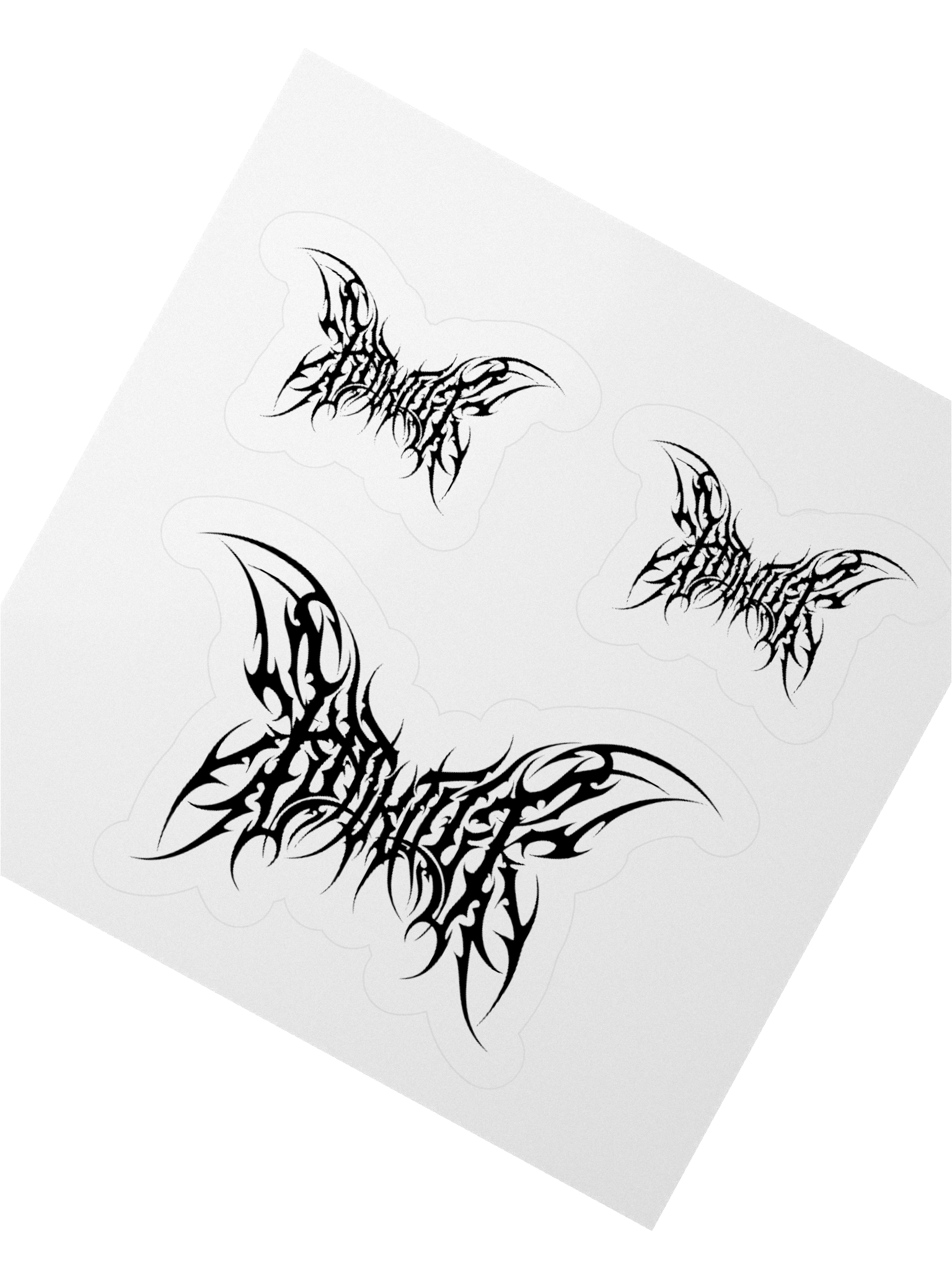 Kat Kult Stickers (Black) product image (5)