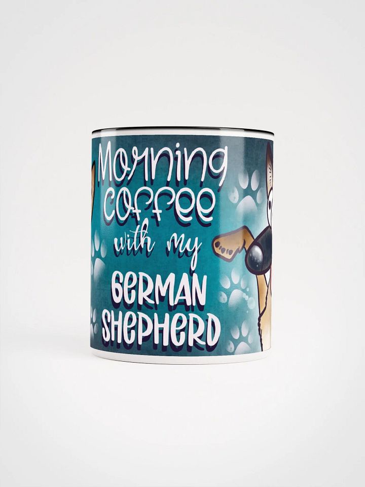 Morning Coffee With My German Shepherd Accent Mug product image (2)