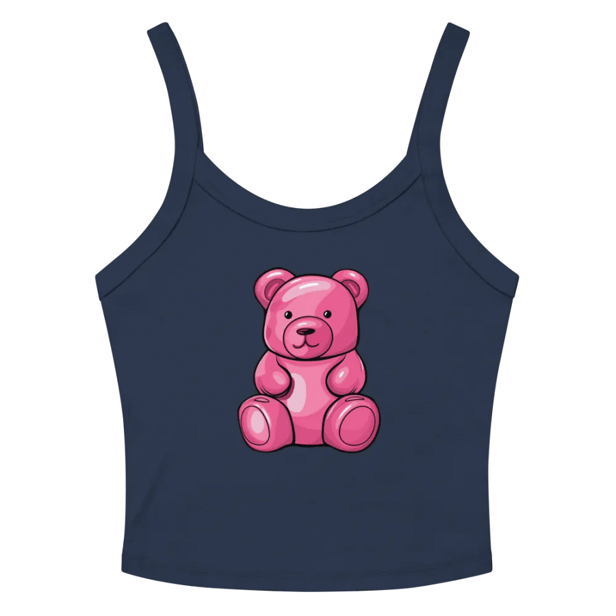 Glossy Pink Teddy Bear Tank Top product image (2)