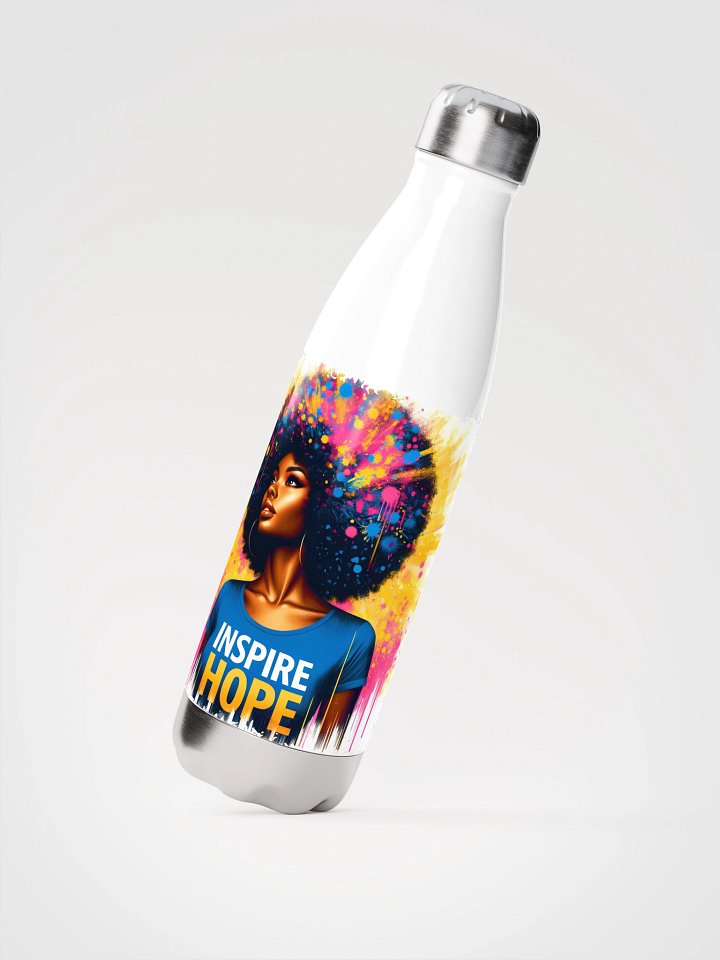 INSPIRE HOPE Afro-Inspired Stainless Steel Water Bottle product image (2)