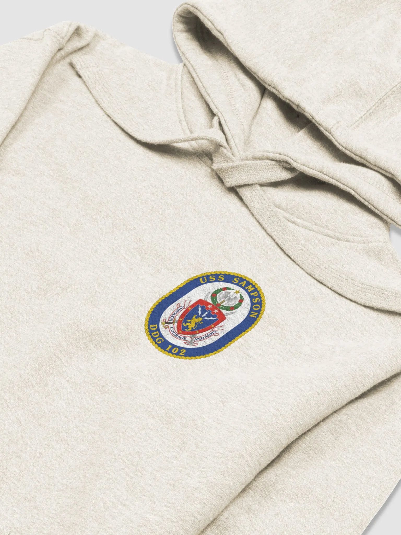 USS Sampson DDG 102: Hooded Sweatshirt product image (22)