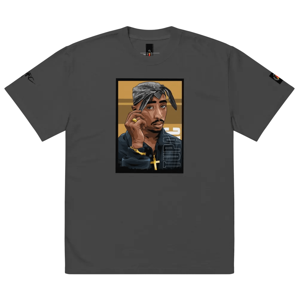 Trendy TUPAC Bandana Faded Tee product image (22)