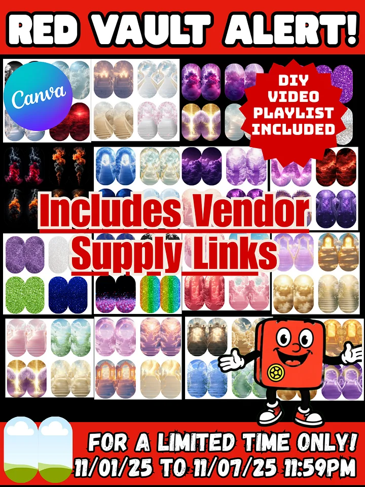 Editable Dog Tag Templates with 60 Plus Pre-Designed Background Images - Editable in Canva - DIY Video Playlist Included product image (1)