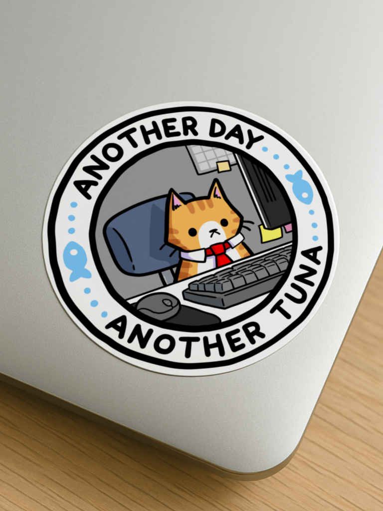 Another Day Another Tuna Sticker product image (2)