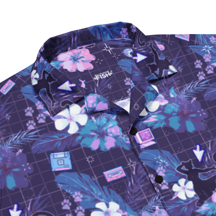 VapTAURwave Hawaiian Button-up Shirt product image (5)