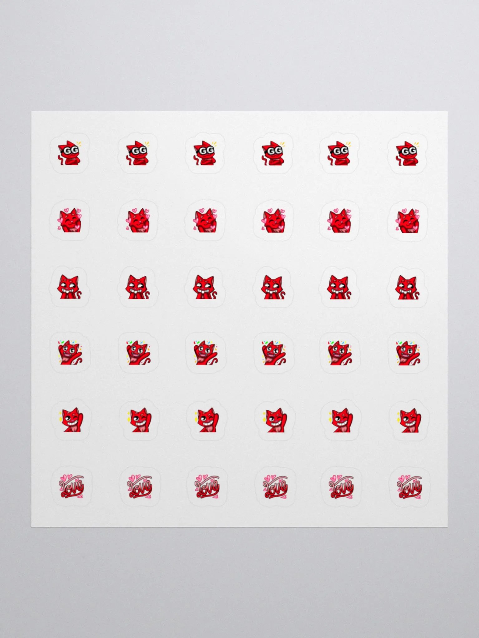 MysterySpaceCat Micro Emote Sticker Collection product image (2)