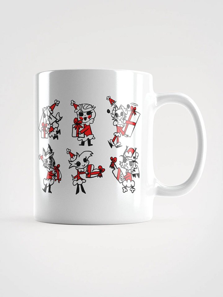 White Glossy Mug - Heavenly Santa Squad product image (1)