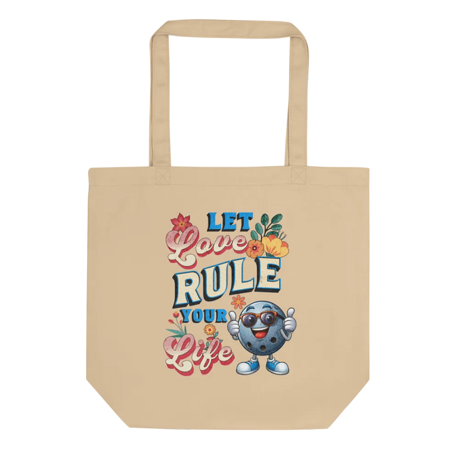Let Love Rule Your Life Bowling Eco Tote product image (1)