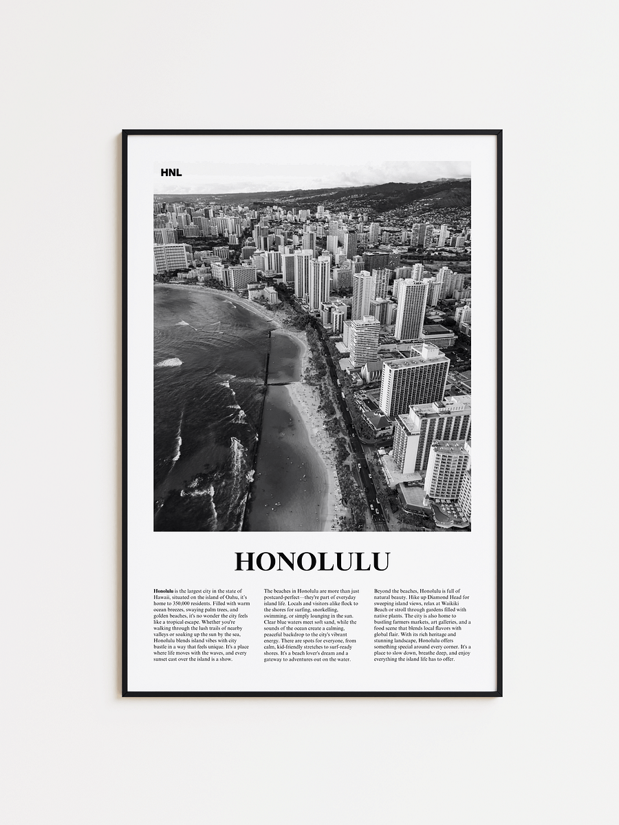 Honolulu 02 Newspaper Poster product image (1)