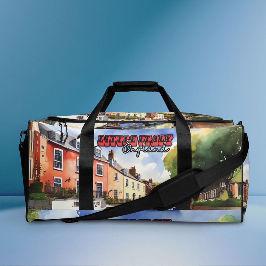 Little Italy - England - All Over Print - Watercolor - Duffel Bag product image (7)