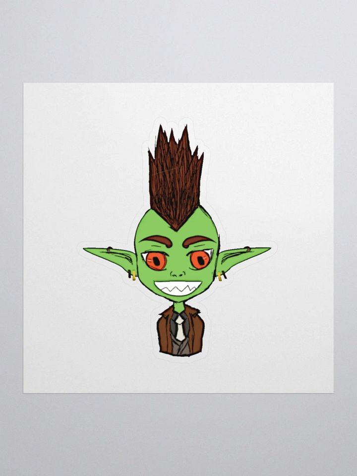 Bazkizz Cartoon Kiss Cut Sticker product image (2)
