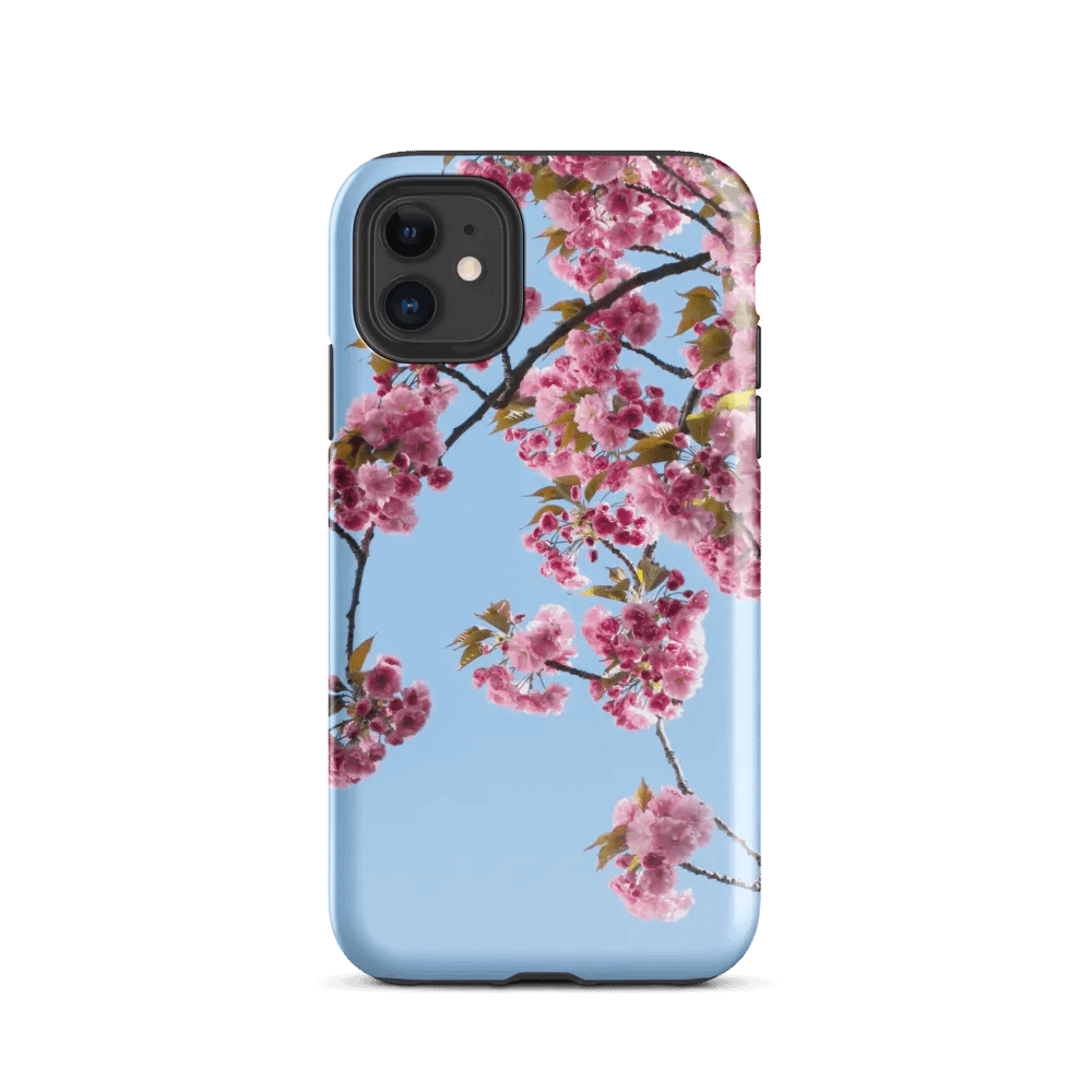 Cherry Blossom Skyline iPhone Tough Case - Premium Protection with Elegant Floral Design product image (2)