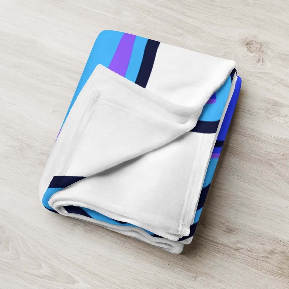 Blue Thunder Throw Blanket product image (6)