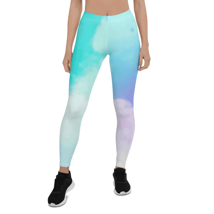 Blur cloud rainbow Design Legging - V2 product image (1)