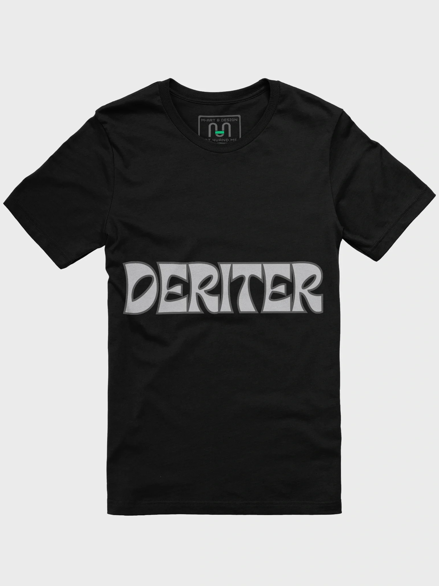 DERITER t-shirt playful with RETIRED backwards product image (1)