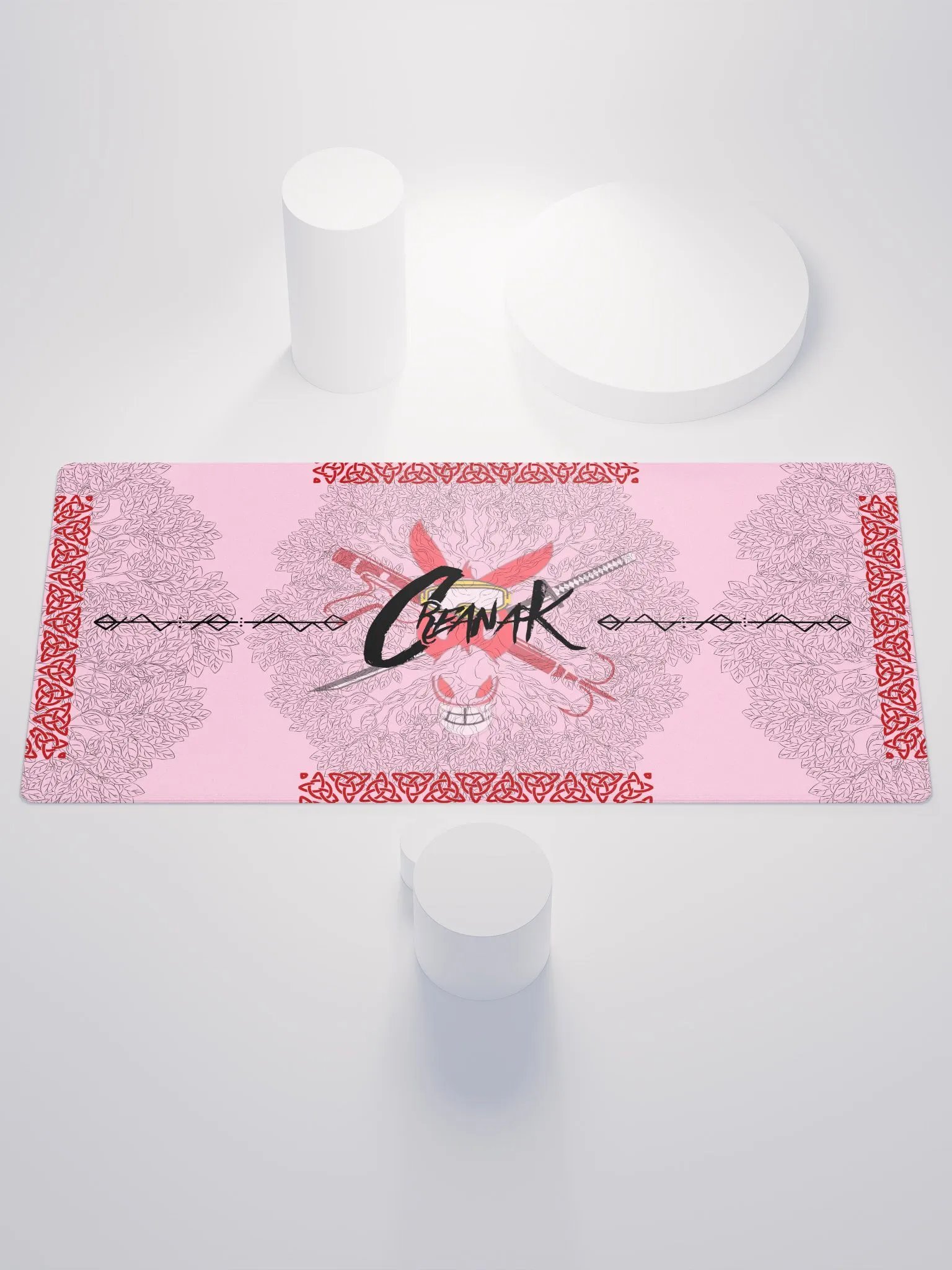 Tree of Yggdrasil(Pink BG) - Polyester product image (1)