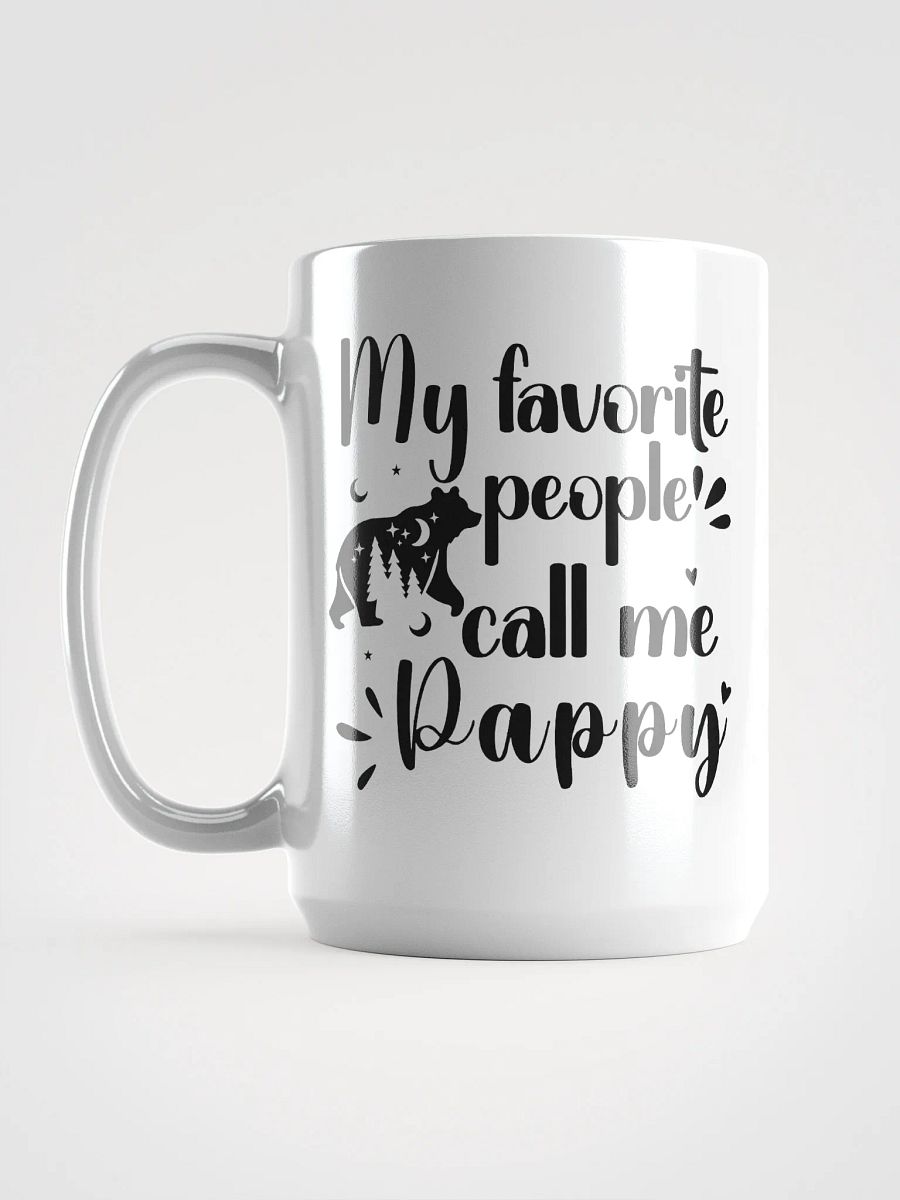 My Favorite People Call Me Pappy, Grandpa White Ceramic Mug product image (6)