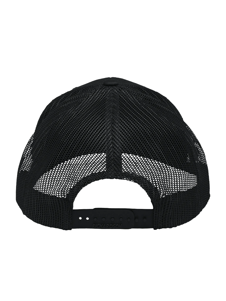 Faded Black Circle River Vibz Trucker Hat product image (4)