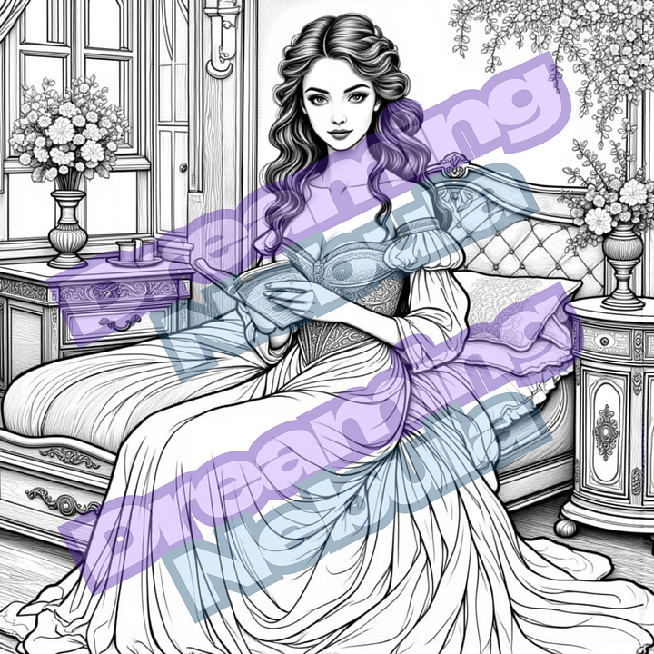 Dapper Dragon Tavern Coloring Book (PRINTED) product image (1)