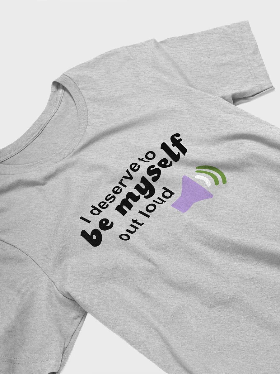 be myself out loud genderqueer t-shirt product image (3)