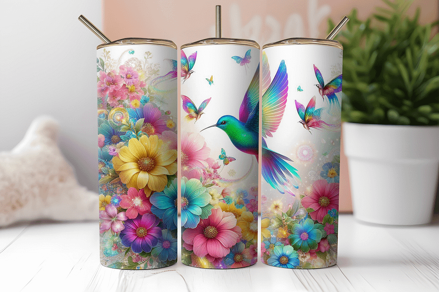 Enchanted Garden Stainless Steel Tumbler product image (8)