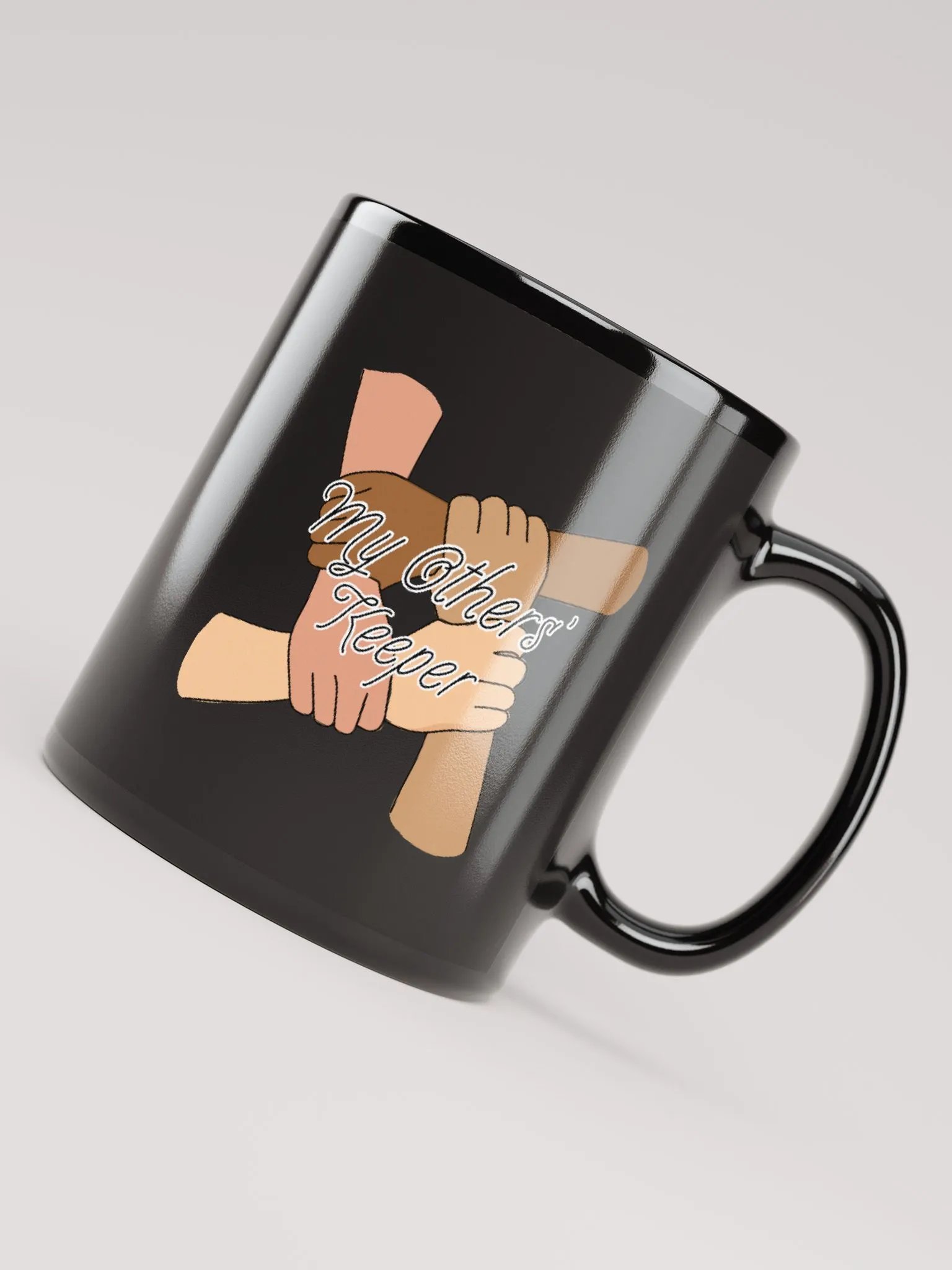 My Others' Keeper Black Mug product image (8)