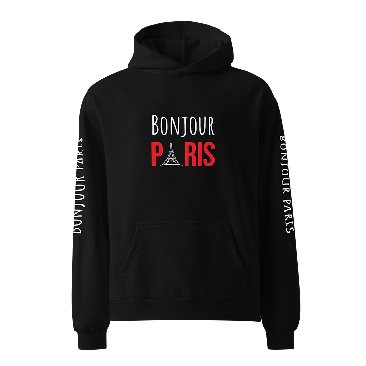 Bonjour Paris Hoodie – Effortless Style with a Parisian Edge product image (1)