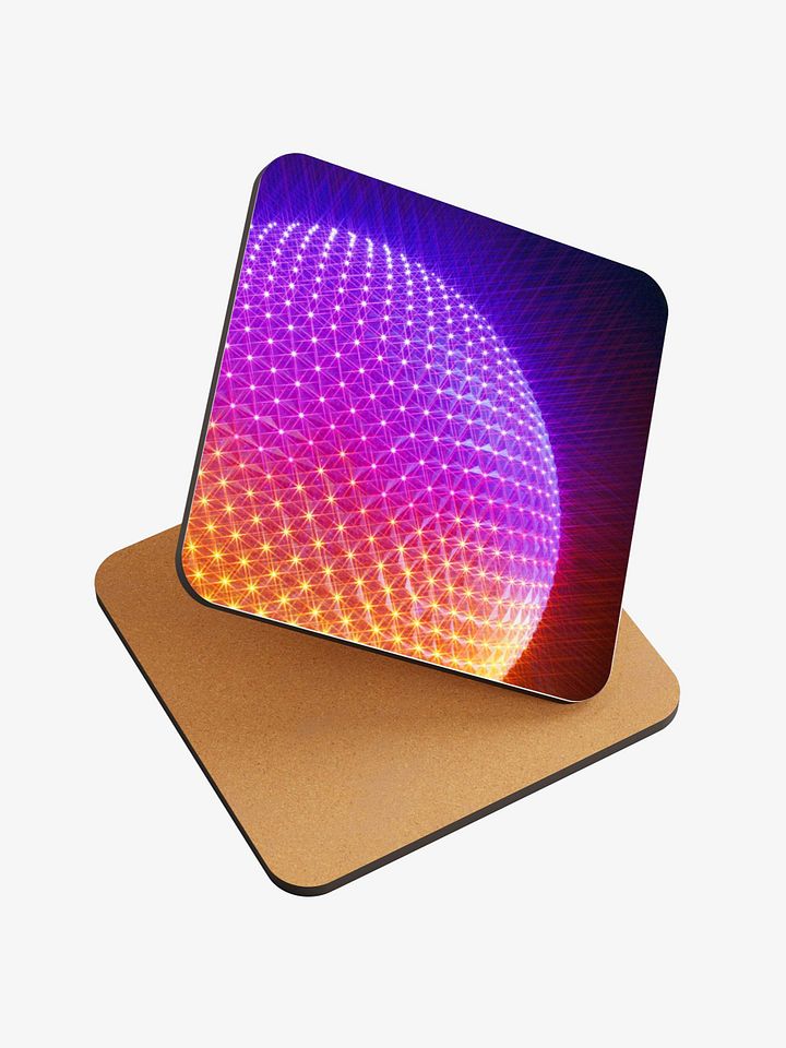 Starburst Spaceship Premium Coaster product image (1)