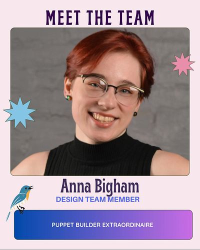 ✨WELCOME TO THE TEAM: Anna Bigham!✨
Yes, this is also our official announcement that Season 5 is featuring PUPPETS! 😍
Anna Bi...