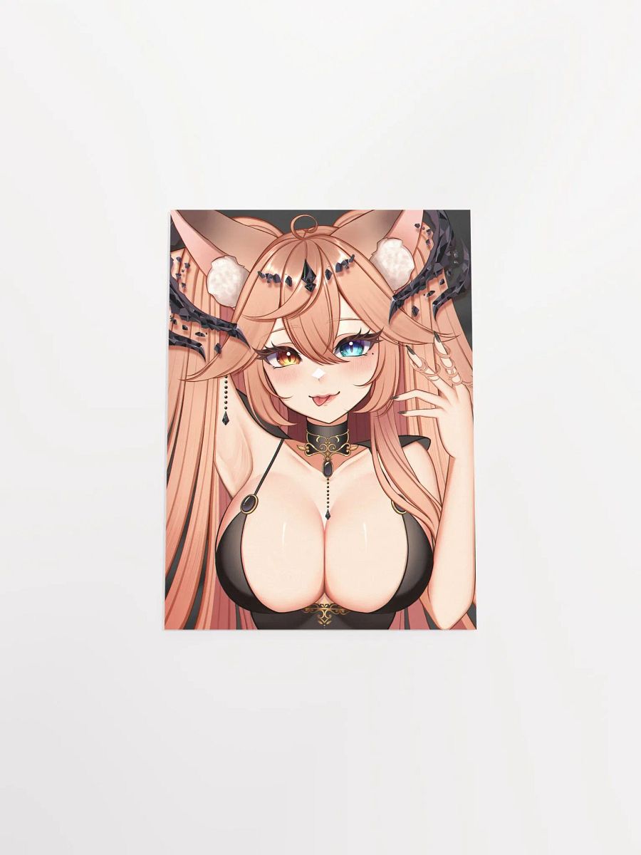 Dark Peach Poster (Booba Mousepad design) product image (4)