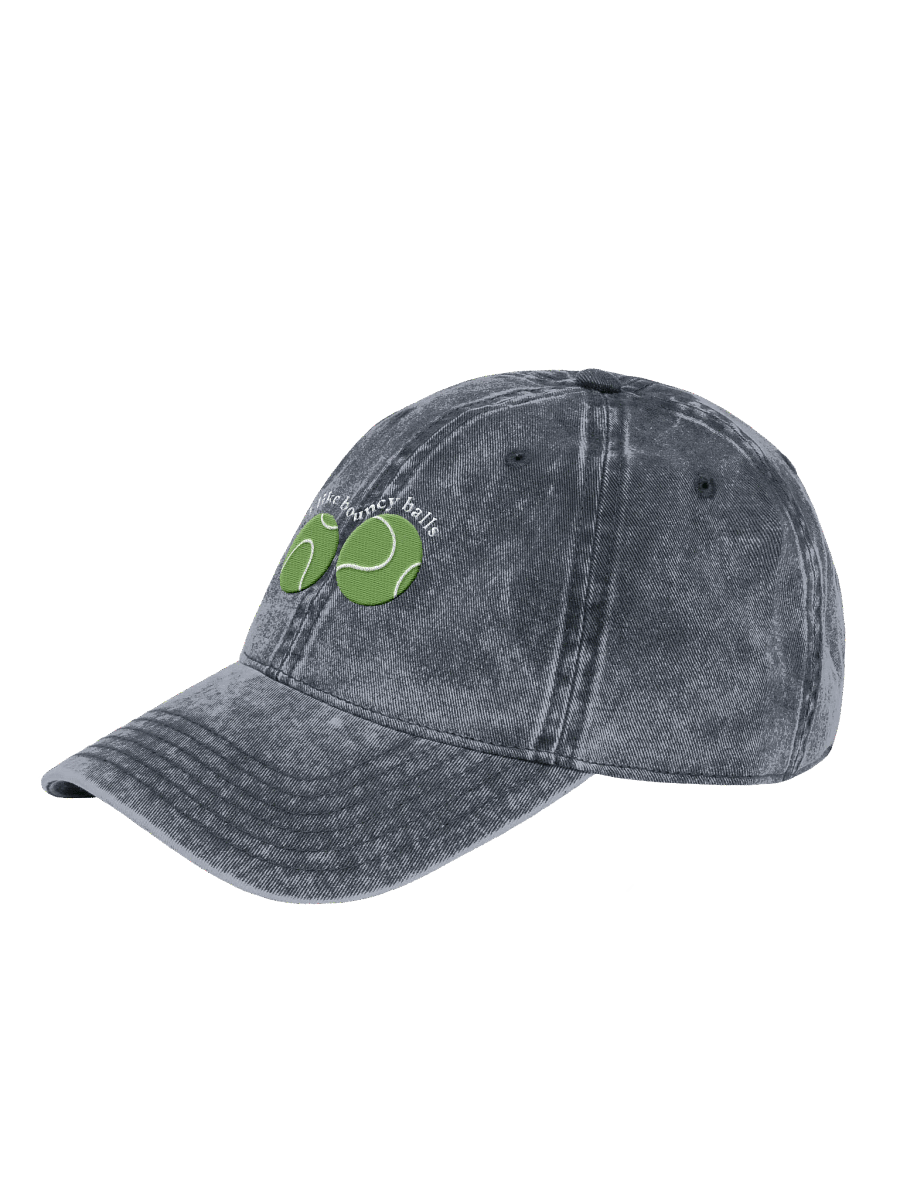 Fun Tennis Balls Embroidery Vintage Denim Hat product image (24)