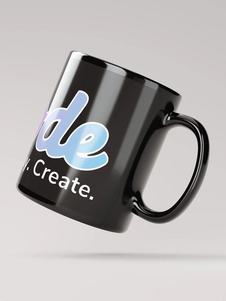 Episode Black Glossy Mug With Gradient Logo product image (2)