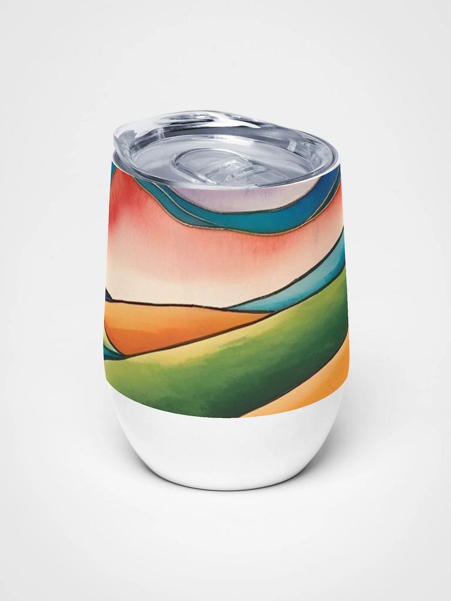 Serenity Wave Wine Tumbler goft for arty moms dads friends family product image (5)